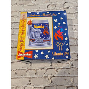 Anheuser Busch, Budweiser, Atlanta 1996 Olympic Games Stein, EUC